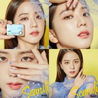 Olens Scandi Blackpink Jisoo คอนแทคเลนส์เกาหลี รายเดือน รายวัน สี Hazel Aqua Light gray