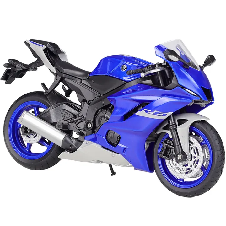 Mô hình xe mô tô Yamaha YZFR6 2020 112 Welly  62201  banmohinhtinhcom