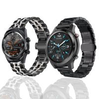 [HOT JUXLLKBKOW 514] สำหรับ TicWatch Pro 3 Gps/gtx/ E2/S2สมาร์ทนาฬิกาสแตนเลส22มม. สร้อยข้อมือโลหะสายรัดข้อมือสำหรับ TicWatch Pro Correa