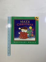 MAXS CHRISTMAS by Rosemary wells Paperback book หนังสือนิทานปกอ่อนภาษาอังกฤษสำหรับเด็ก (มือสอง)
