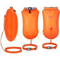 【YD】 Inflatable Buoy Tow Float Dry Air with Waist for Sport Storage Safety bag R9N2