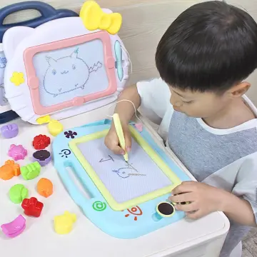 2PCS 8.5 Inch Drawing Art Pad for Kids, Erasable Magic Learning