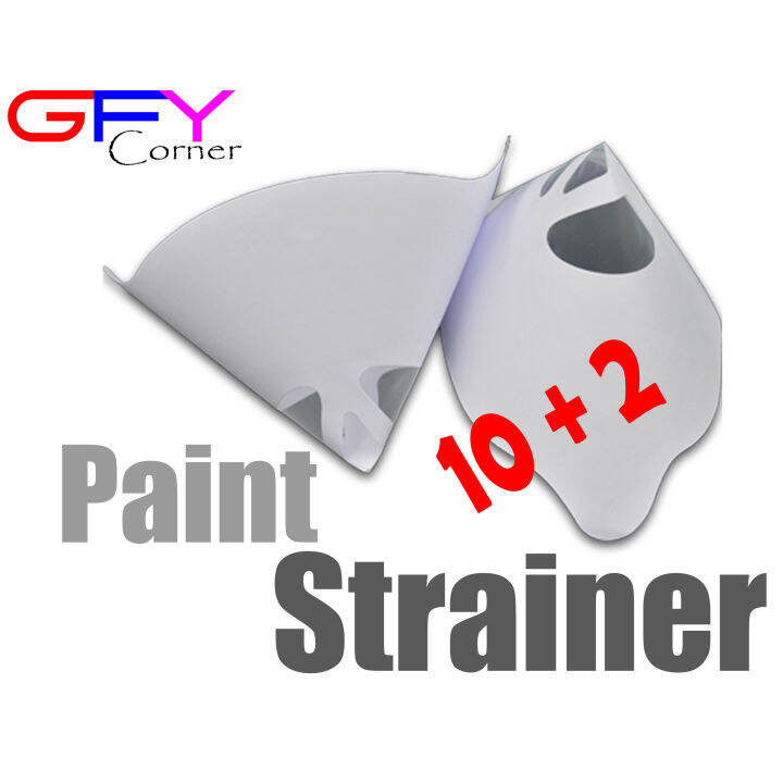 Paint Strainer / 10 pcs Paper Mesh, 150 microns, 10 plus 2 Lazada PH