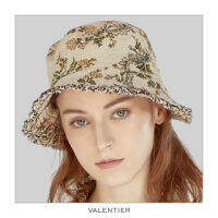 [VALENTIER] FW20 ENGLISH GARDEN JACQUARD BUCKET HAT หมวก หมวกผู้หญิง หมวกผ้าลายดอกไม้ หมวกผ้าทอ