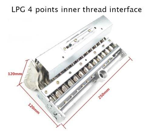 สแตนเลส13แถว-lpg-ng-หม้อไอน้ำอุปกรณ์เสริมแถว-burner