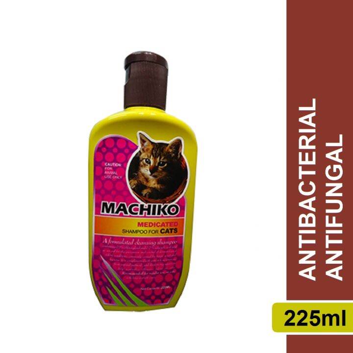 Machiko Medicated Shampoo 225ml For Cats & Kittens (Antibacterial