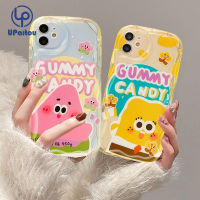 UPaitou เคสสำหรับ Realme C53 C55 C35 C33 C30 C30s 8i C25Y C21Y C3 C25 C25s C20 C20A ป้องกันเนื้อนิ่ม TPU 50A C15 9i 5 5i 5วินาที Narzo 50i การ์ตูนน่ารัก Kabi รูปดาว Kabi