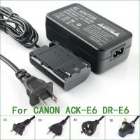 Lanfulang ACK E6 DR E6 Full Decoded AC Power Adapter For Canon EOS 6D Mark II 7D SV 7D Mark II 5DS