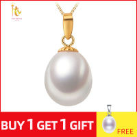 NYMPH 18K Gold Peandant Pearl Jewelry Necklaces &amp; Pendant For Lovers Brand Party Pearl Pendants Send s925 Silver Chain [DZ1005]