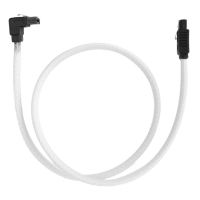 【CW】 Micro USB Computer Cables Computer Cable Organizer Cable 3.0 Solid‑State Disk 8‑Core 7P Elbow White Data Extension