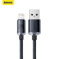 Baseus 2.4A USB Cable For iPhone 12 13 11 Pro Max X XR XS 8 7 iPad Cable Charging Charger USB Mobile Phone Cables Wall Chargers