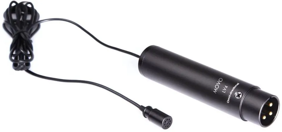 Movo LV4  Lavalier Mics with XLR Connector Set