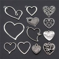 Hollow Small Peach Heart Charms Diy Fashion Jewelry Accessories Parts Craft Supplies Charms For Jewelry Making