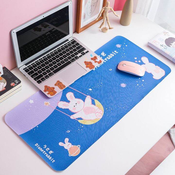 a-lovable-w-แอมป์-gcutedesk-เสื่อ-pustudent-kawaii-โต๊ะเสื่อขนาดใหญ่-keyboardpad-โต๊ะแผ่น-placemat