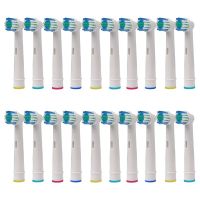 20pcs Oral B Replacement Toothbrush Heads For Braun Electric Tooth Brush Vitality Sensitive Nozzles Teeth Whiteing Sb-17 gwz