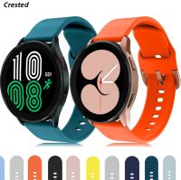 22mm/20mm Strap for Samsung Galaxy watch 4/Classic/46mm/42mm/3 silicone smartwatch bracelet Gear s3 frontier Active 2 band