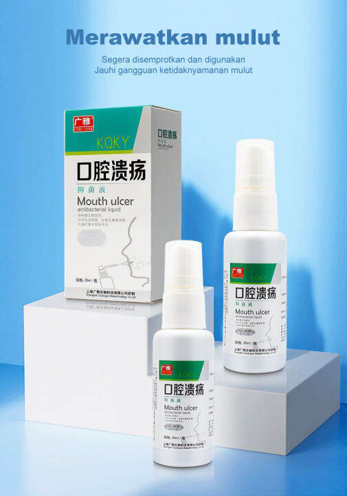 Obat Sariawan Di Bibir Mulut Lidah Spray obat mulut Obat 30ml / mulut sariawan, gusi bengkak dan