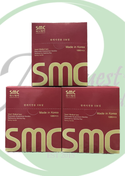 SMC Acupuncture needle, 10 needle per blister, 1000 needles per box