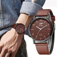 Fashion Casual Mens Watches Top Brand Luxury Leather Black Clock Male Sport Wristwatch Quartz Watch For Men Relogio Masculino