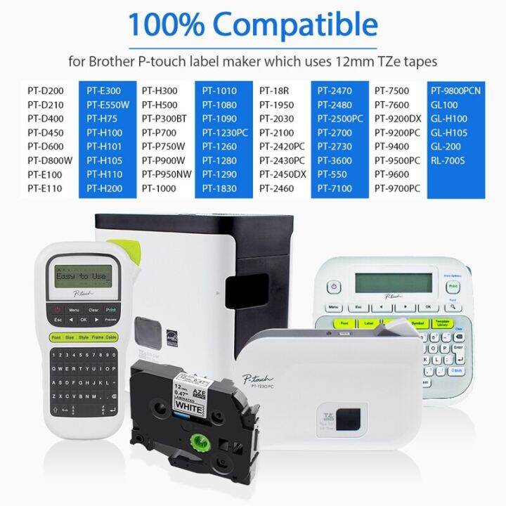 tze535-compatible-with-brother-p-touch-tape-12mm-white-on-blue-printer-ribbons-tz-label-tape-12mmx8m-tze535-label-maker