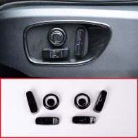 Glossy Black Seat Adjustment Buttons Covers Trim For Land Rover Discoverer 5/Discovery Sport/Range Rover Evoque