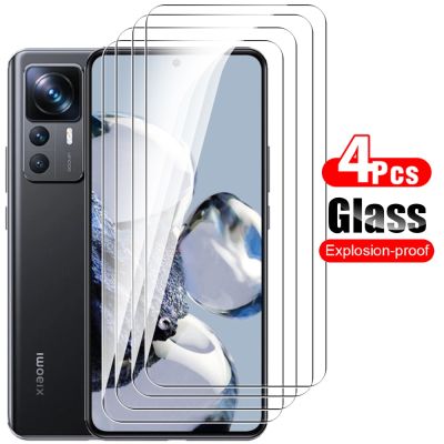กระจก Xaomi 12T 4ชิ้น,สำหรับ Xiaomi Pro ป้องกันกระจกกันรอย Xiomi Mi T12 Mi12T Xiaomi12t Xiaomi12tpro 12TPro 5G