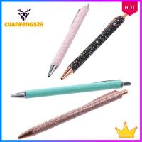 ปากกาโลหะหมึกสีสีดำปากกาหมึกเจล CUANFENGS28 1.0มม. อุปกรณ์การเขียน Set Pulpen สวย4ชิ้นอุปกรณ์การเรียนปากกา
