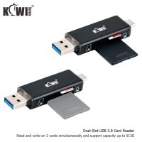 USB แบบพกพา3.0เครื่องอ่านการ์ดความจำสำหรับ SDXC SDHC SD MMC RS-MMC Micro การ์ดความจำ Micro SDXC Micro SDHC UHS-I กับกล้องคอมพิวเตอร์