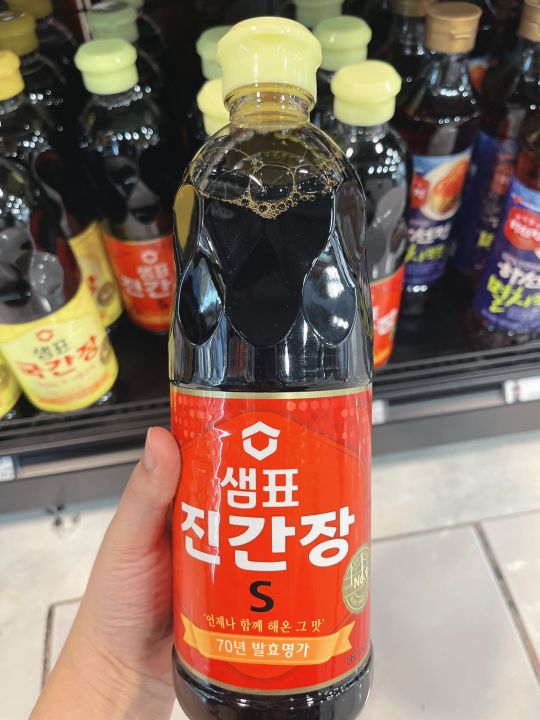 noona-mart-เครื่องปรุงเกาหลี-ซอสคันจังเกาหลี-sempio-soy-sauce-jin-930ml