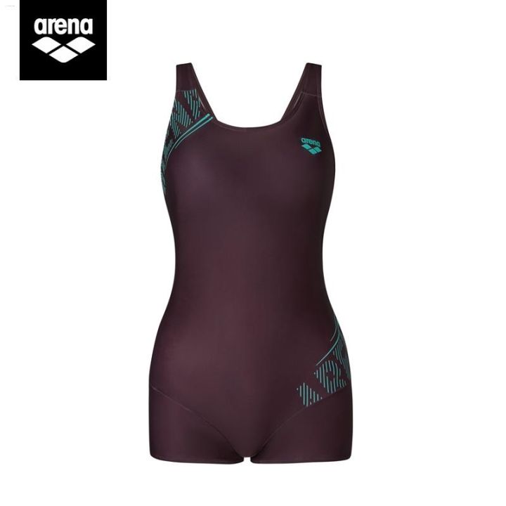 arena-arena-ชุดว่ายน้ำบ็อกเซอร์สีดำหนึ่งชิ้นสำหรับสระว่ายน้ำชุดว่ายน้ำพิเศษ2022ผู้หญิงสไตล์ร้อนแรงใหม่ขี้เล่น