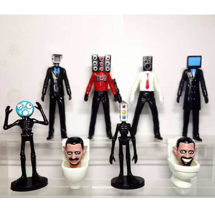 9pcs-skibidi-toilet-action-figure-speakerman-tv-man-monitor-man-model-dolls-toys-for-kids-gifts-collections