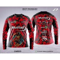 ▼✔﹉ เสื้อกีฬาแขนยาว ผ้าไมโครไฟเบอร์ ลาย BAJU PANCING MUSTAD Lengan Panjang MURAH