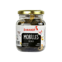 ซาบารอท เห็ดมอเรล อบแห้ง 30 กรัม - Dried Morels 30g morilles mushroom Sabarot brand