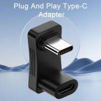 100W Type-C OTG Adapter 4K Resolution High Speed Data Transfer U Shape 180 Degree Angled Type-C to USB 3.1 Extension Adapter Cables Converters