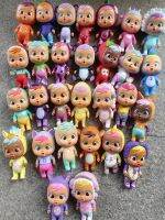 5Pcs 12Cm 80+Style Random Lovely Cry Tears Girls Dolls Toy PVC Fruit Marine Animals Model Gift Toy For Baby Dolls