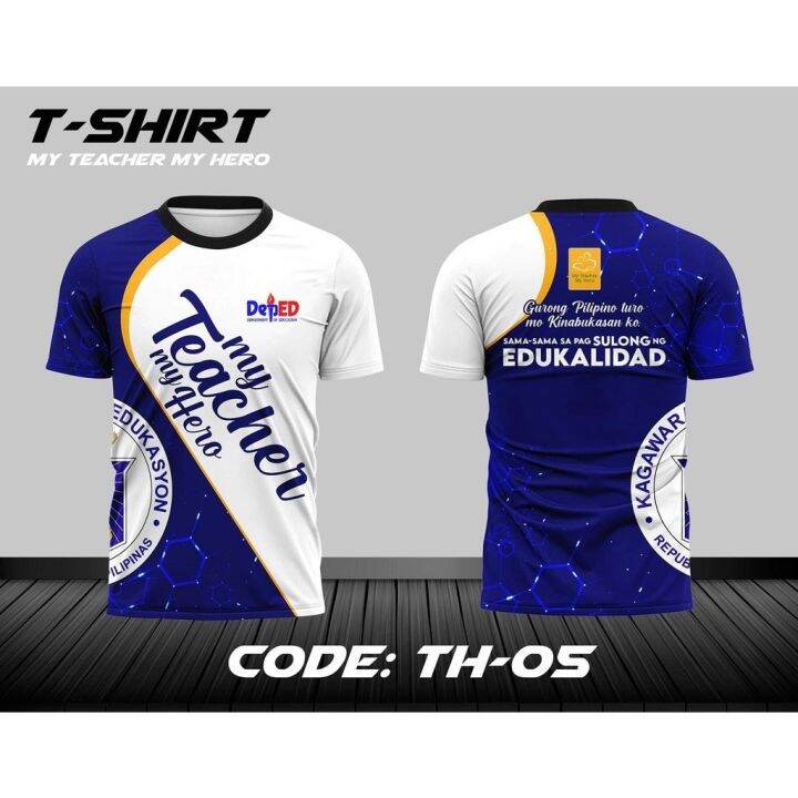 My Teacher Is Hero TSHIRTS Sublimation Full Deped Shirt Philippines 3D