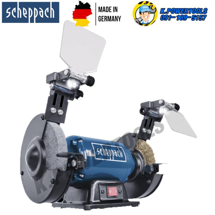 scheppach-มอเตอร์หินไฟ-แปรงลวด-6-นิ้ว-sm150lb-รับประกัน-1-ปี
