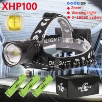 XHP100ใหม่ไฟหน้ารถมอเตอร์ไซค์แบบ LED XHP90.2พลังไฟหน้าแอลอีดีไฟฉายรัดศีรษะ XHP50.2หลอดไฟตกปลาโคมไฟศีรษะซูม