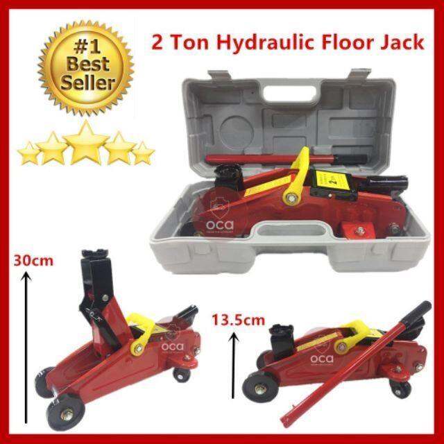 Jack kereta 2 Ton Hydraulic Portable Floor Jack car jet tayar kereta