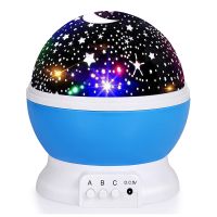 Starry Sky Projector Galaxy Night Lights Star Moon Projector LED Rotating Night Lamp For Children Bedroom Decoration Baby Gifts