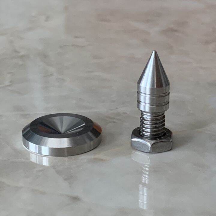 【CW】 HiFi Audio M8 Speaker Spikes Amplifier Rack Stand Feet Pad Brass