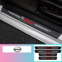 Hot New Nissan Ready Stock Carbon Fiber Car Door Sill Sticker Protecto（Free Tools） U-38 zhi