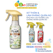 Xịt Thơm KAO Nhật Bản giúp làm phẳng và lưu hương quần áo