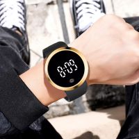 Large screen touch screen electronic watch mens watch casual student youth electronic watch Korean version simple luminous touch screen