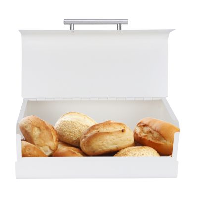 กล่องเก็บขนมปังเคาน์เตอร์ห้องครัวความจุมากป้องกันสนิม