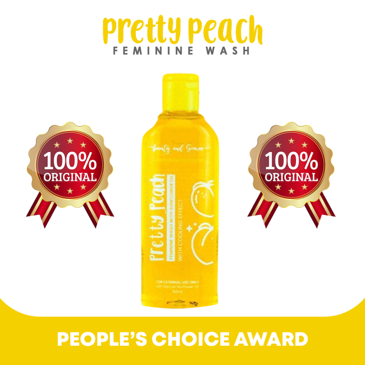 Pretty Peach Feminine Intimate Wash Infused with Sunflower Oil & Natural Ingredients for pH