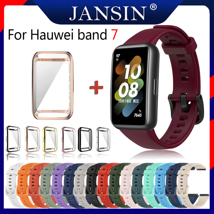 สาย-สำหรับ-huawei-band-7-สายนาฬิกาข้อมือซิลิโคนแบบนุ่มสําหรับ-สาย-huawei-band-7-สายนาฬิกา-band-7-สายนาฬิกาสำรอง-พร้อมฝาครอบเคส