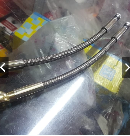 Selang Oil Cooler Pendingin Oli Scorpio Satria Fu Braided Sepeda Motor