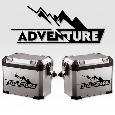 【CC】 2PCS Adventure Car Stickers Motor Motorcycle Mountain Top Decal Vinyl Sticker