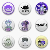 Omori Broches broche Badge custom customized anime shirt Funny pins for backpacks Brooch brooches manga Funny cute